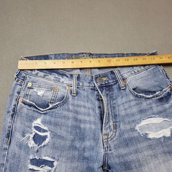 Mens American Eagle Distressed Jeans Size 32 - Picture 12 of 12